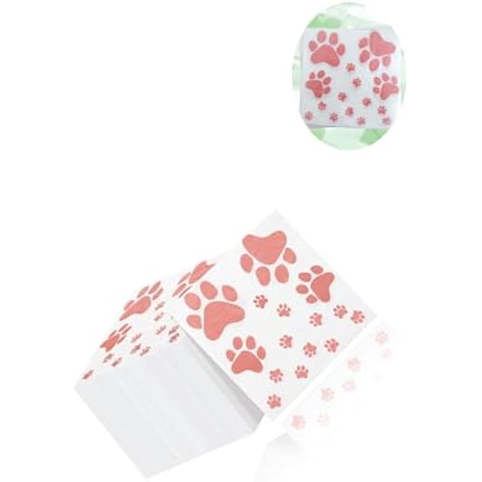 PAW PRINT NAPKINS FOR PUPPY THEME PARTY, PINK TABLE NAPKINS, FOR DOGGY THEMED KIDS' BIRTHDAY, BABY SHOWER, PET LOVERS' CELEBRATION100 PCS - Image 1